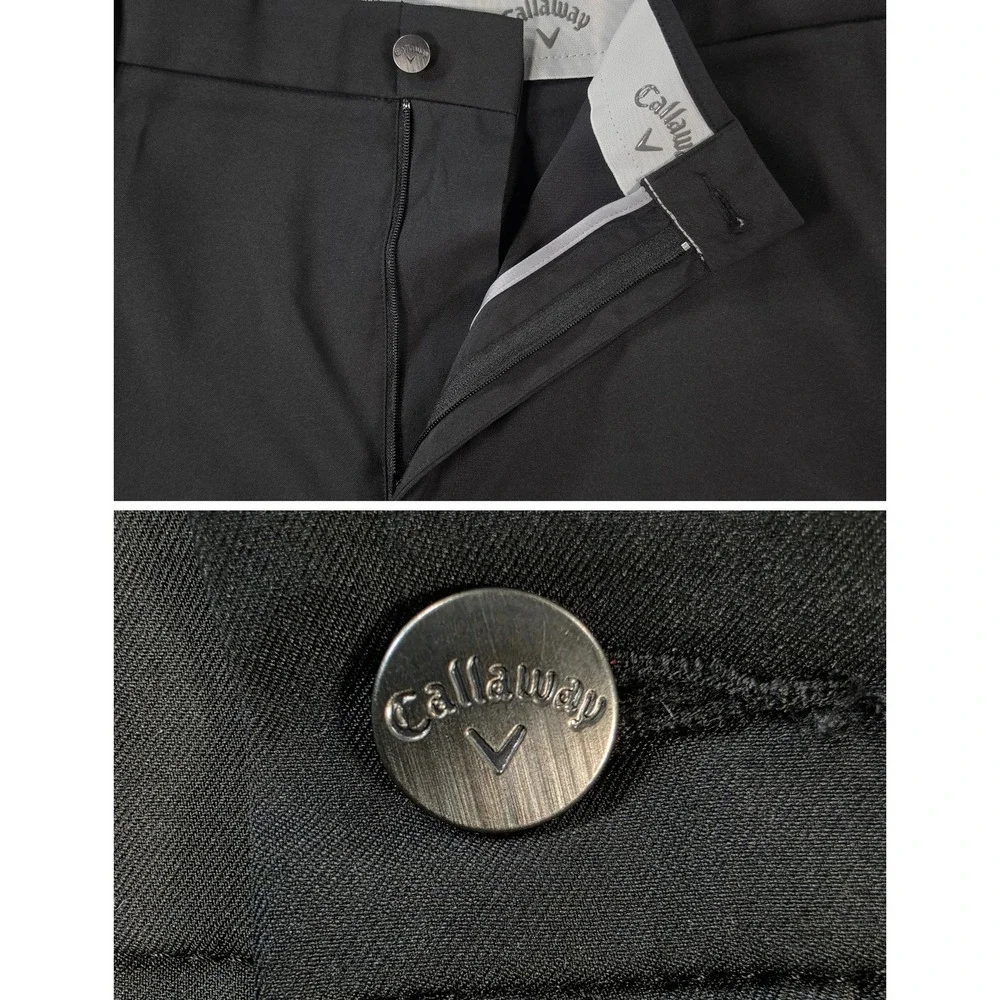 NWT Callaway Golf Active Waistband Performance Shorts‎ Mens 40 Black
